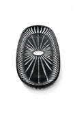 Kesme Kristal Kayık Sunumluk 50 cm - Vertical Desen Büyük Boy, 1 Adet