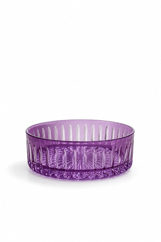 Kesme Kristal Meyvelik 25 cm - Dekoratif Sofra Sunum Kasesi, 1 Adet