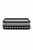 Kesme Kristal Baton Sunum Kasesi 12x24 cm - Cleopatra Desen Dekoratif Sofra Kasesi, 1 Adet
