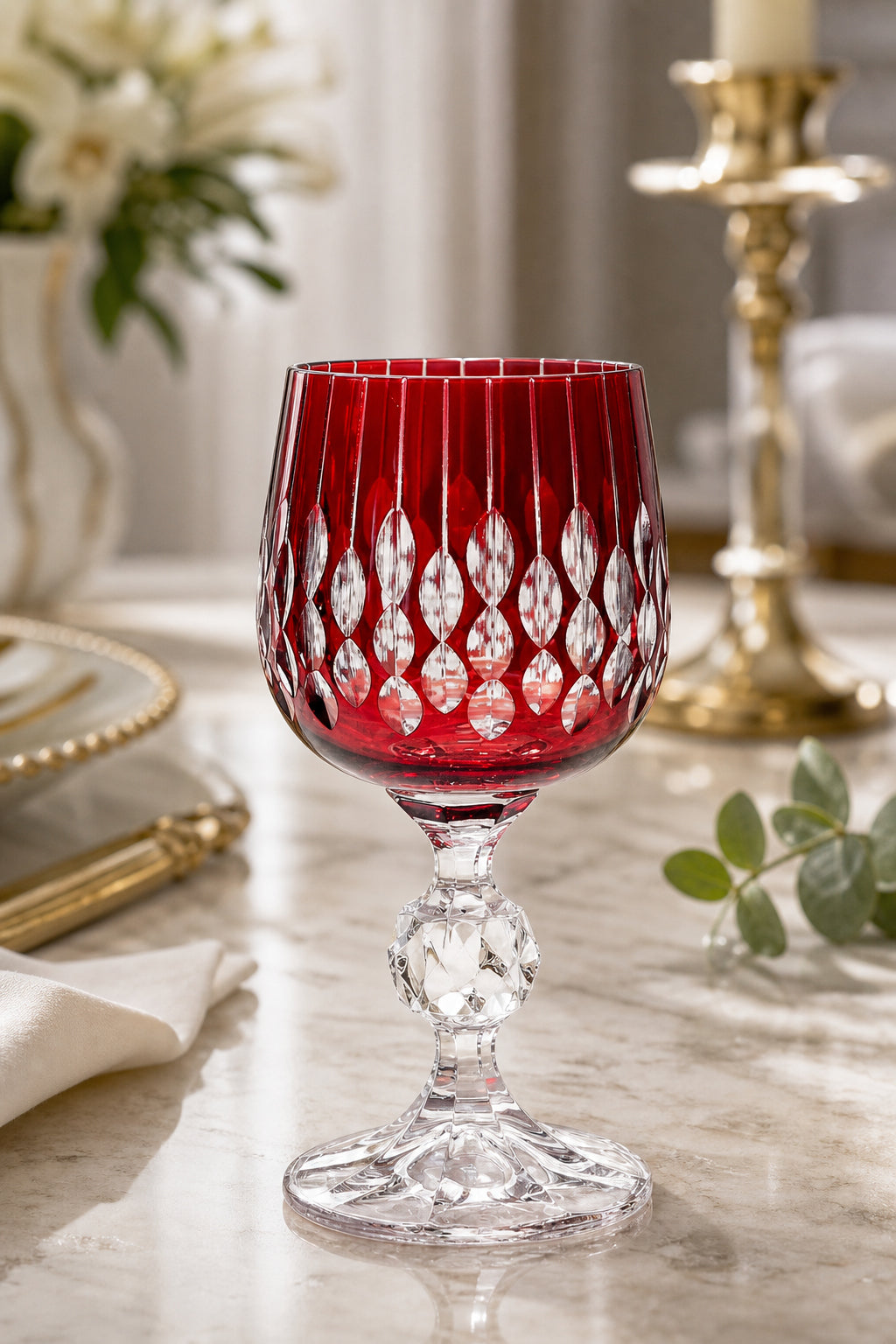 Bohemia Kristal Kahve Yanı Su Bardağı 150 cc - Damla Desen, 1 Adet