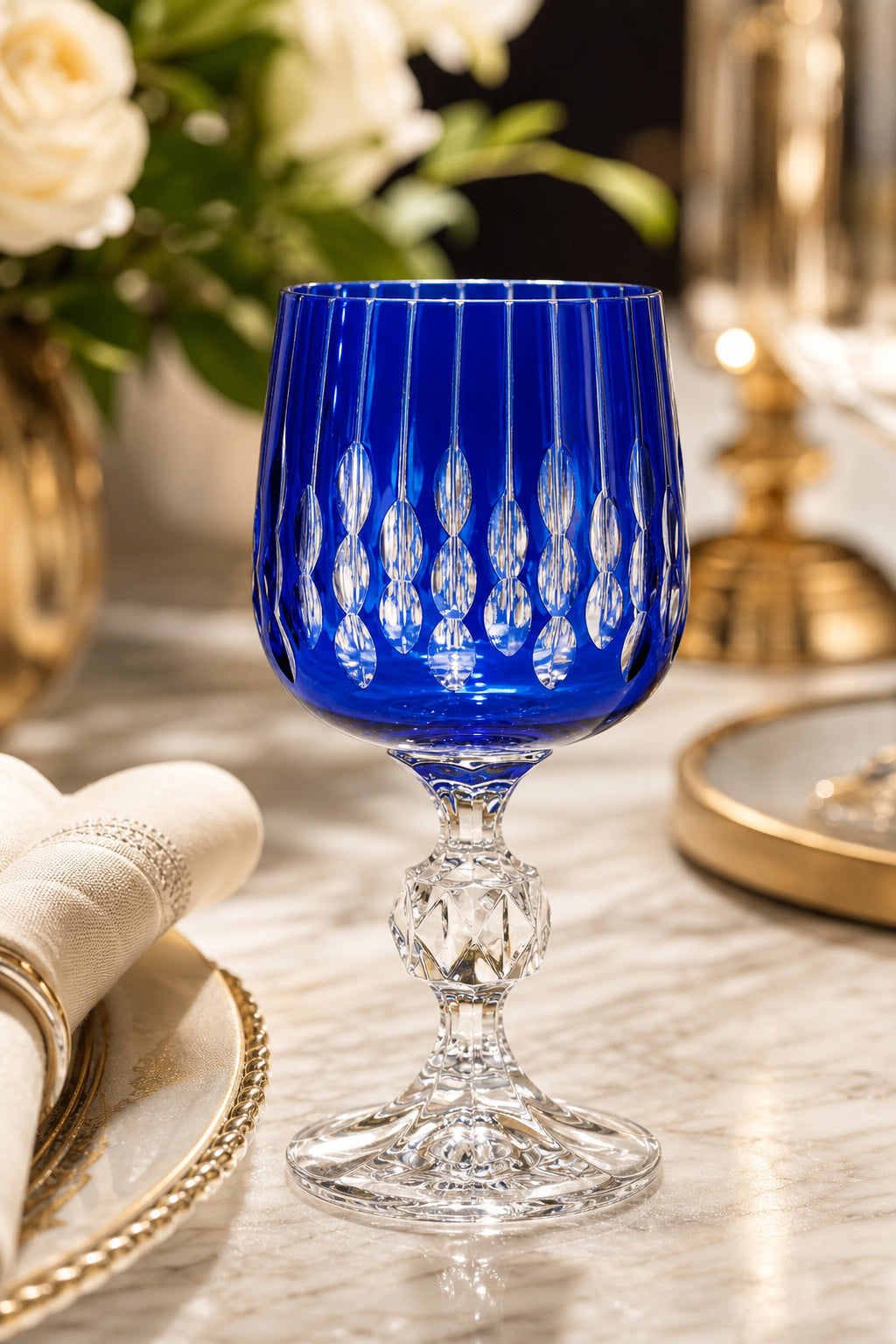 Bohemia Kristal Kahve Yanı Su Bardağı 150 cc - Damla Desen, 1 Adet