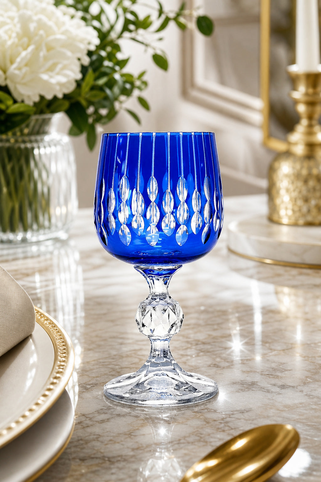 Bohemia Kristal Kahve Yanı Su Bardağı 150 cc - Damla Desen, 1 Adet