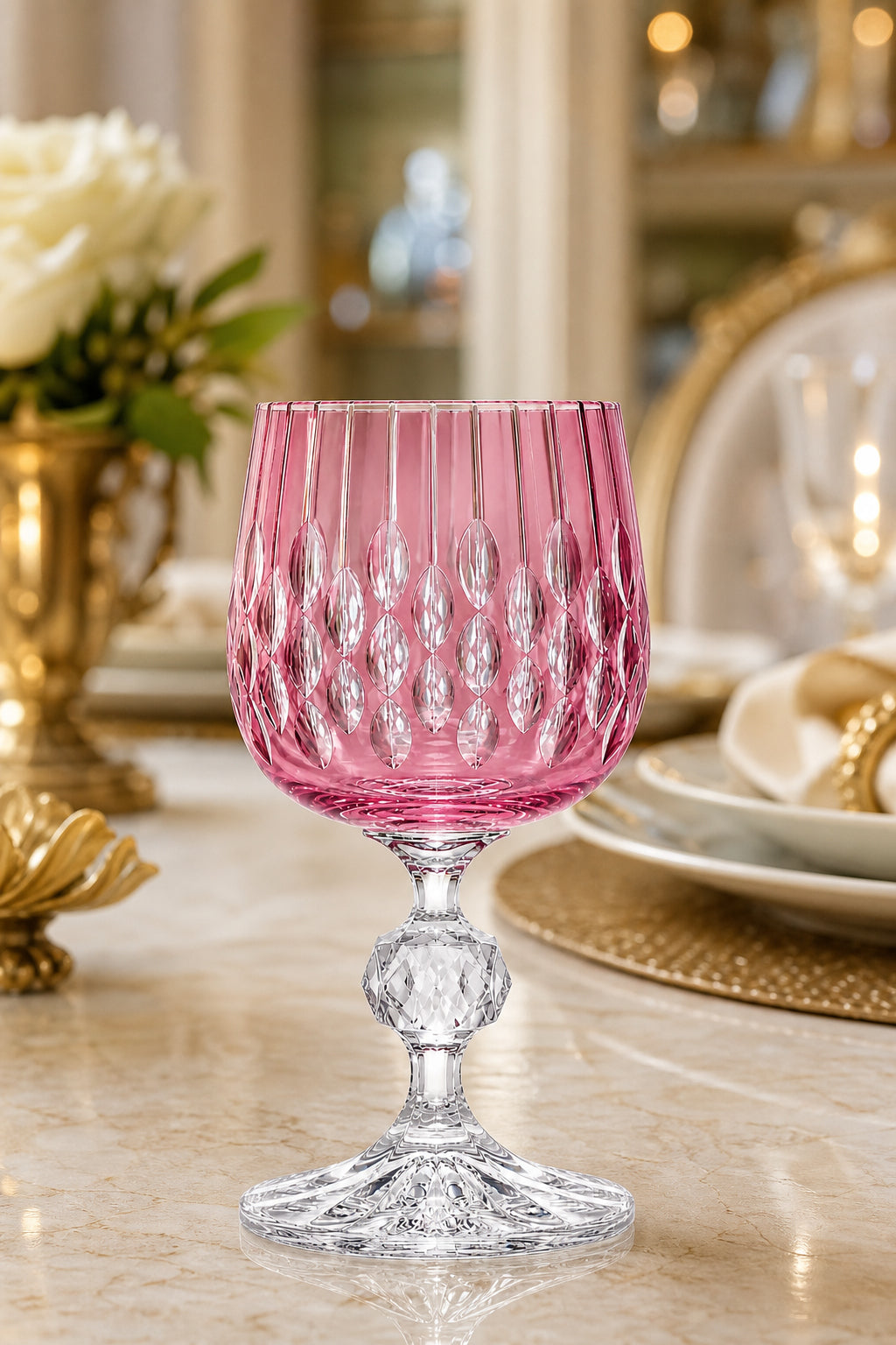 Bohemia Kristal Kahve Yanı Su Bardağı 150 cc - Damla Desen, 1 Adet