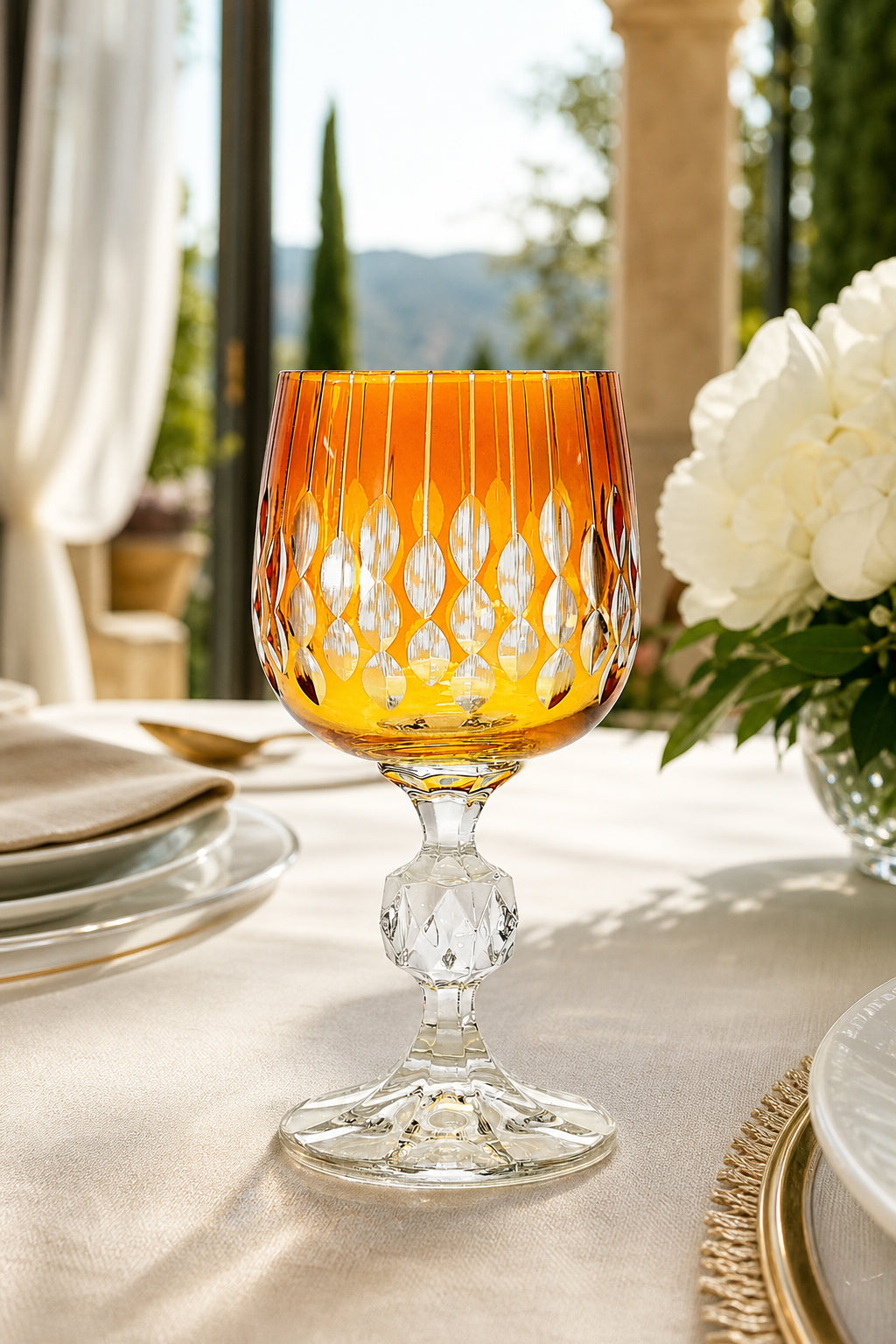 Bohemia Kristal Kahve Yanı Su Bardağı 150 cc - Damla Desen, 1 Adet