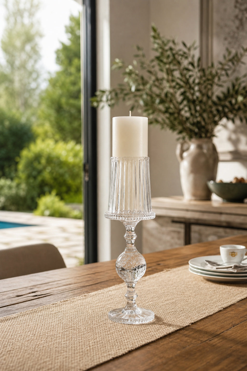 Kristal Mumluk - Vintage Dekoratif Mumluk. 1 Adet