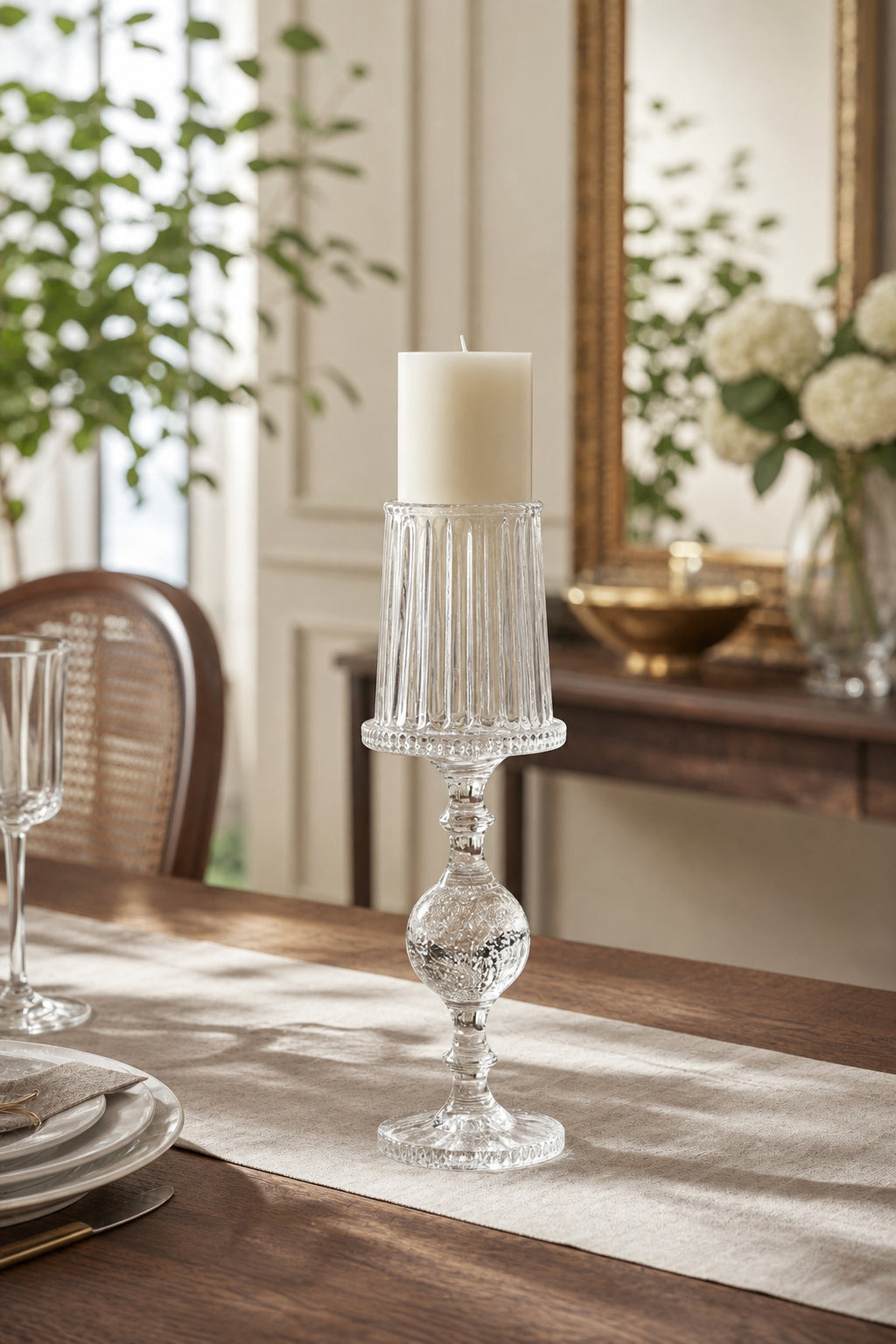 Kristal Mumluk - Vintage Dekoratif Mumluk. 1 Adet