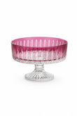 Kesme Kristal Meyvelik 25 cm - Dekoratif Sofra Sunum Kasesi, 1 Adet
