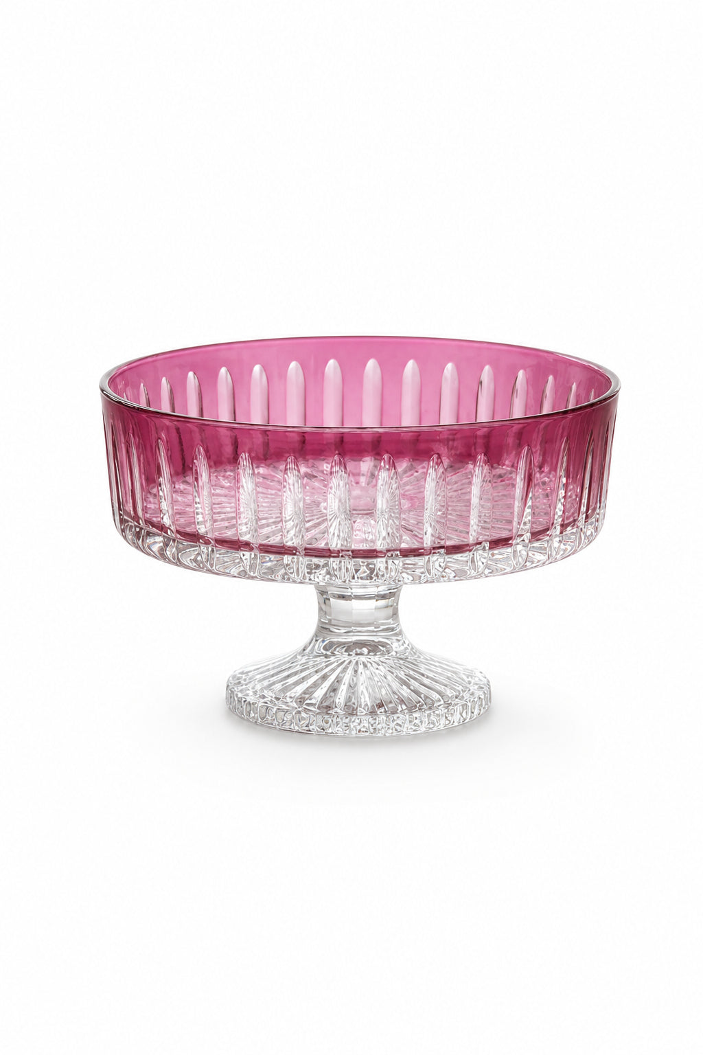 Kesme Kristal Meyvelik 25 cm - Dekoratif Sofra Sunum Kasesi, 1 Adet