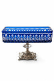 Kristal Baton Sunum Kasesi - Royal Desenli Dekoratif Sofra Kasesi, 1 Adet