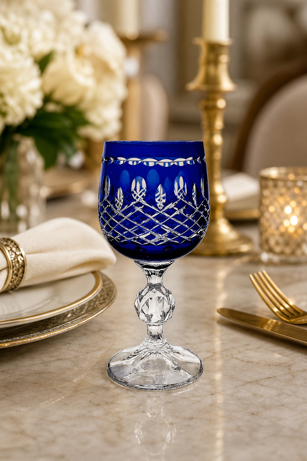 Bohemia Kristal Kahve Yanı Su Bardağı 150 cc - Royal Model, 1 Adet