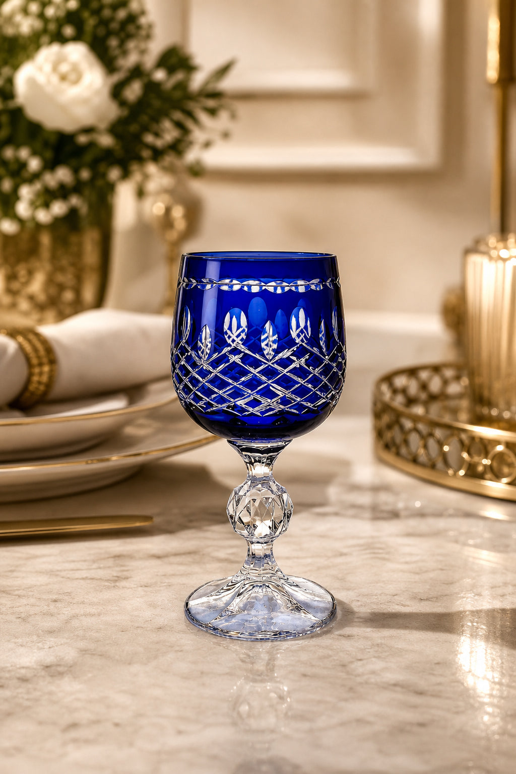 Bohemia Kristal Kahve Yanı Su Bardağı 150 cc - Royal Model, 1 Adet
