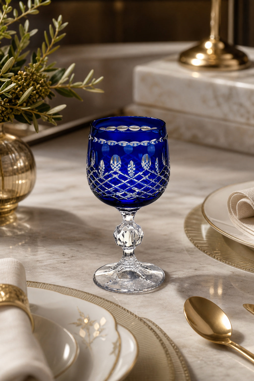 Bohemia Kristal Kahve Yanı Su Bardağı 150 cc - Royal Model, 1 Adet