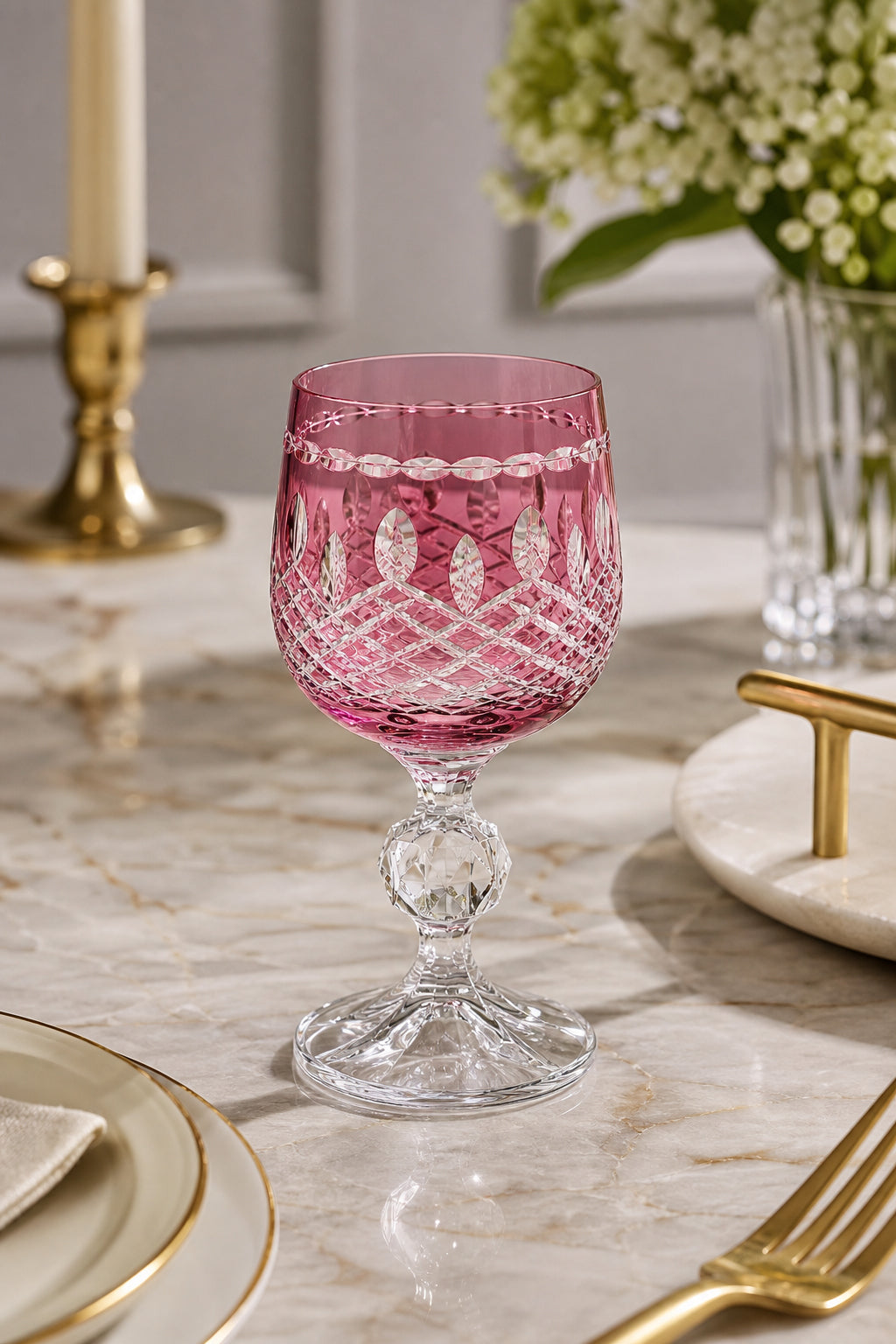 Bohemia Kristal Kahve Yanı Su Bardağı 150 cc - Royal Model, 1 Adet
