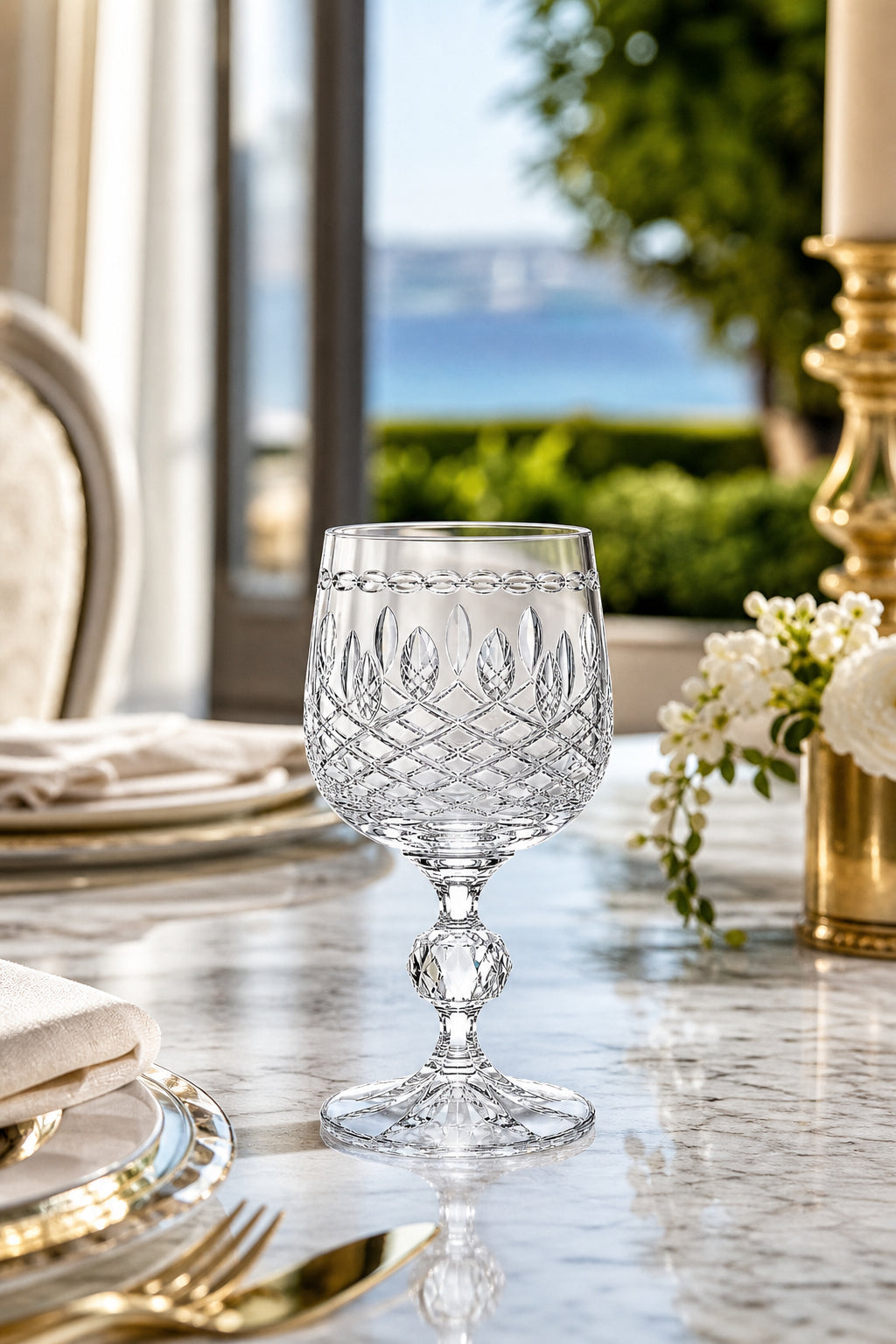 Bohemia Kristal Kahve Yanı Su Bardağı 150 cc - Royal Model, 1 Adet