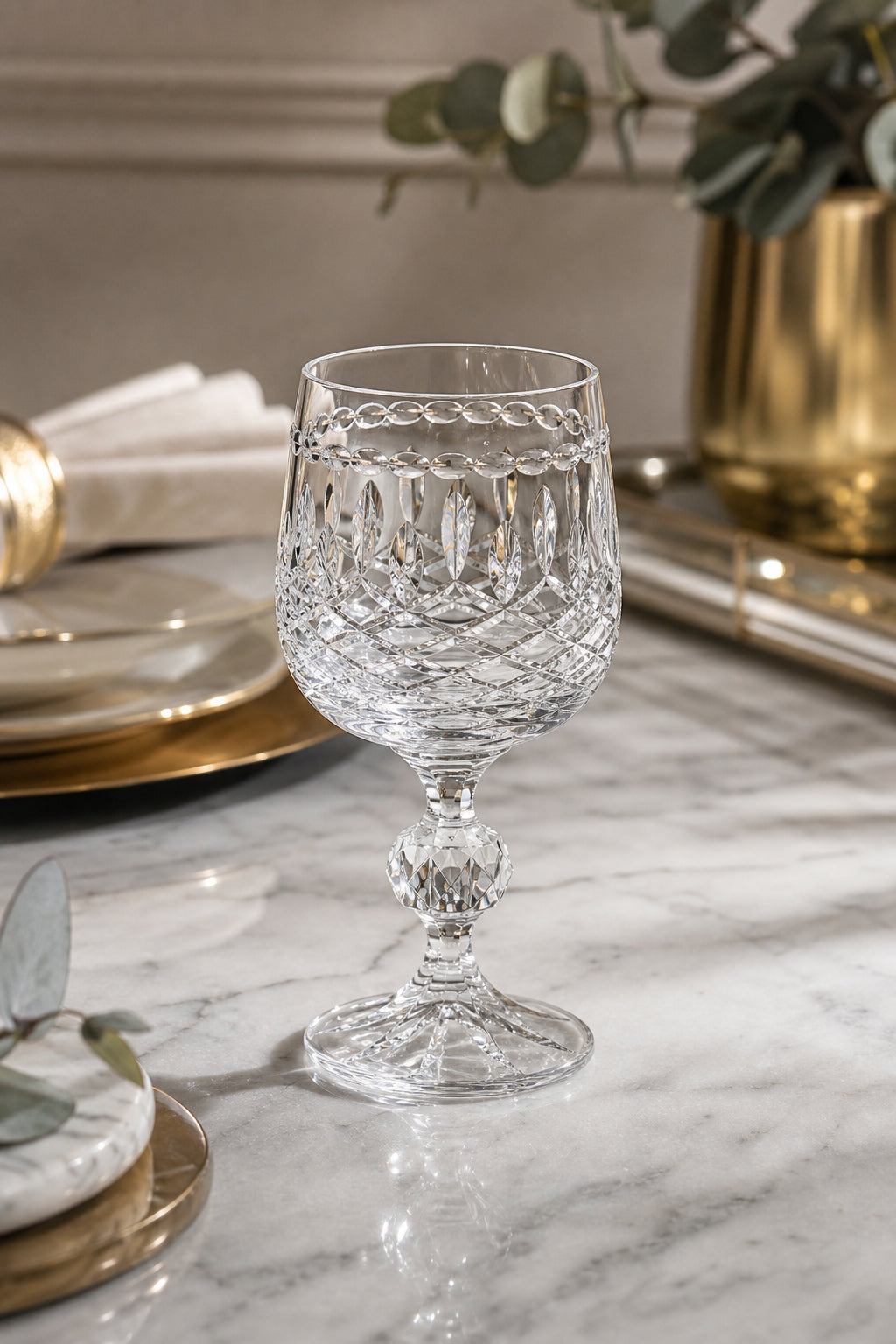 Bohemia Kristal Kahve Yanı Su Bardağı 150 cc - Royal Model, 1 Adet