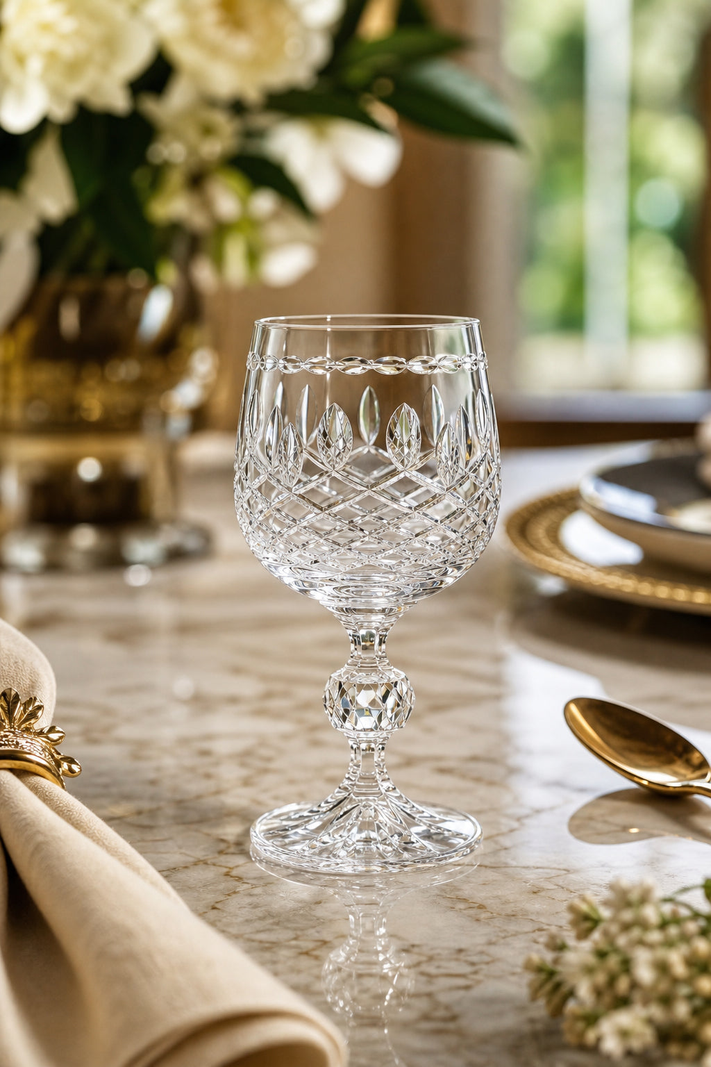 Bohemia Kristal Kahve Yanı Su Bardağı 150 cc - Royal Model, 1 Adet