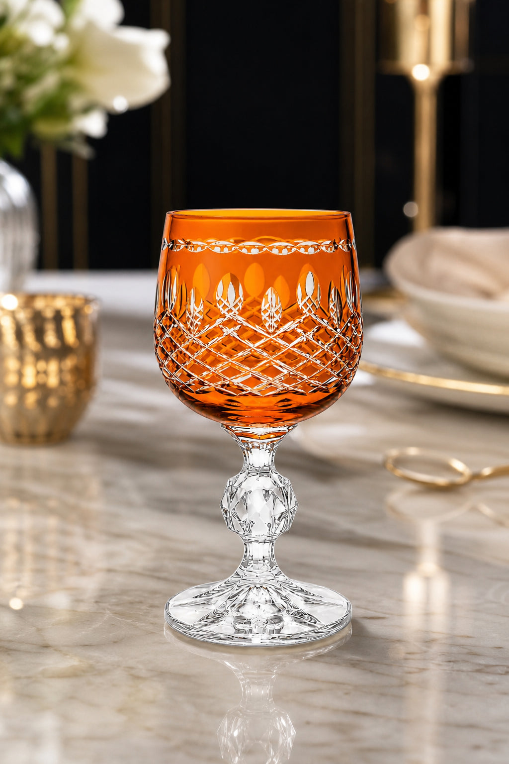Bohemia Kristal Kahve Yanı Su Bardağı 150 cc - Royal Model, 1 Adet