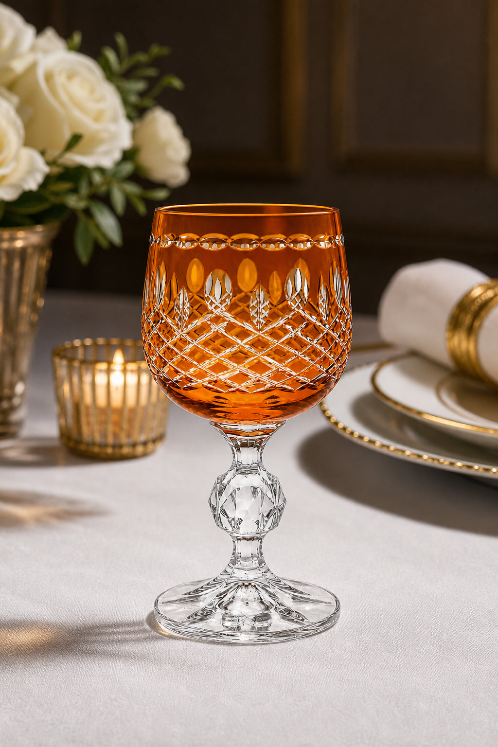 Bohemia Kristal Kahve Yanı Su Bardağı 150 cc - Royal Model, 1 Adet