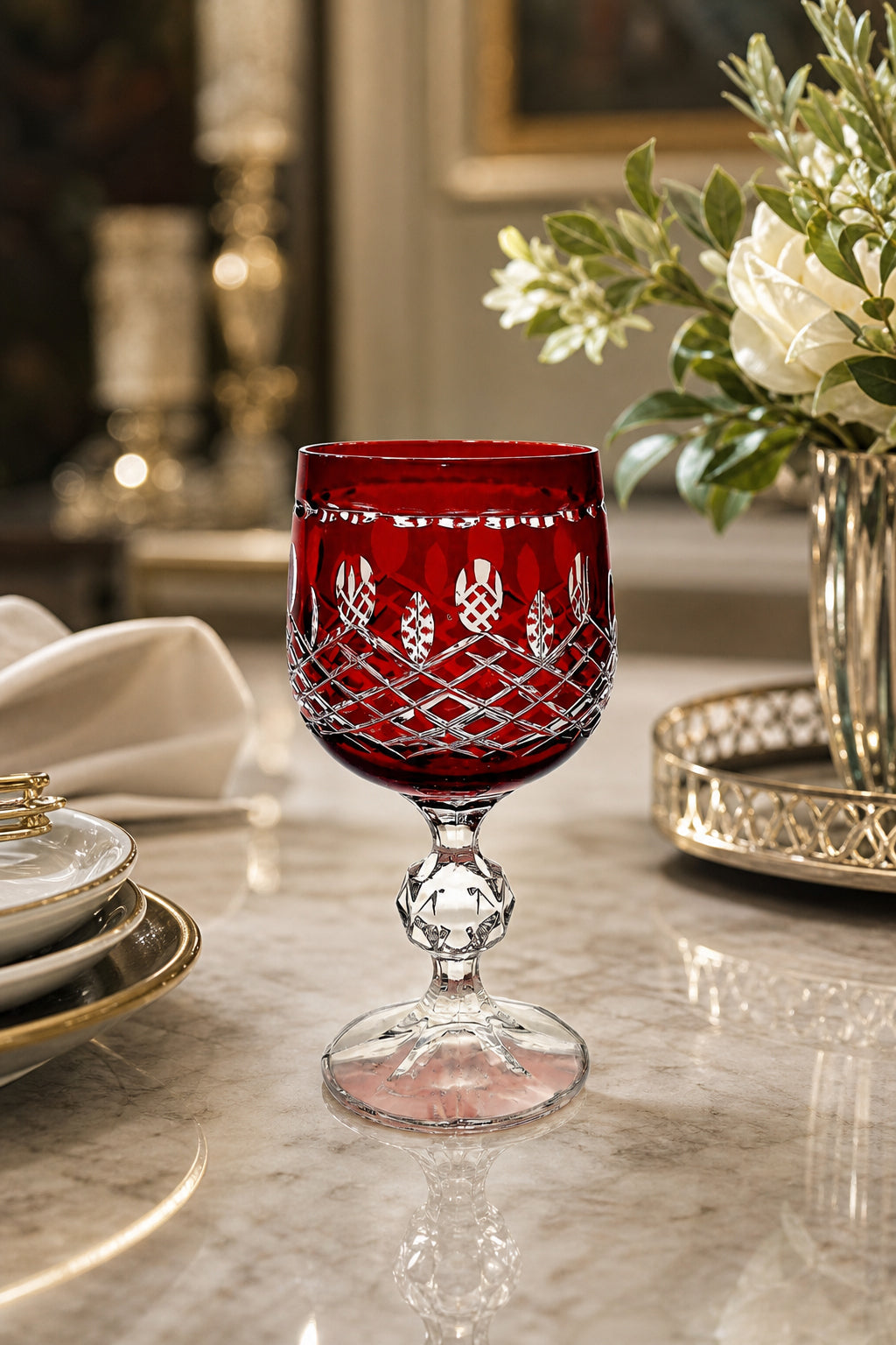 Bohemia Kristal Kahve Yanı Su Bardağı 150 cc - Royal Model, 1 Adet