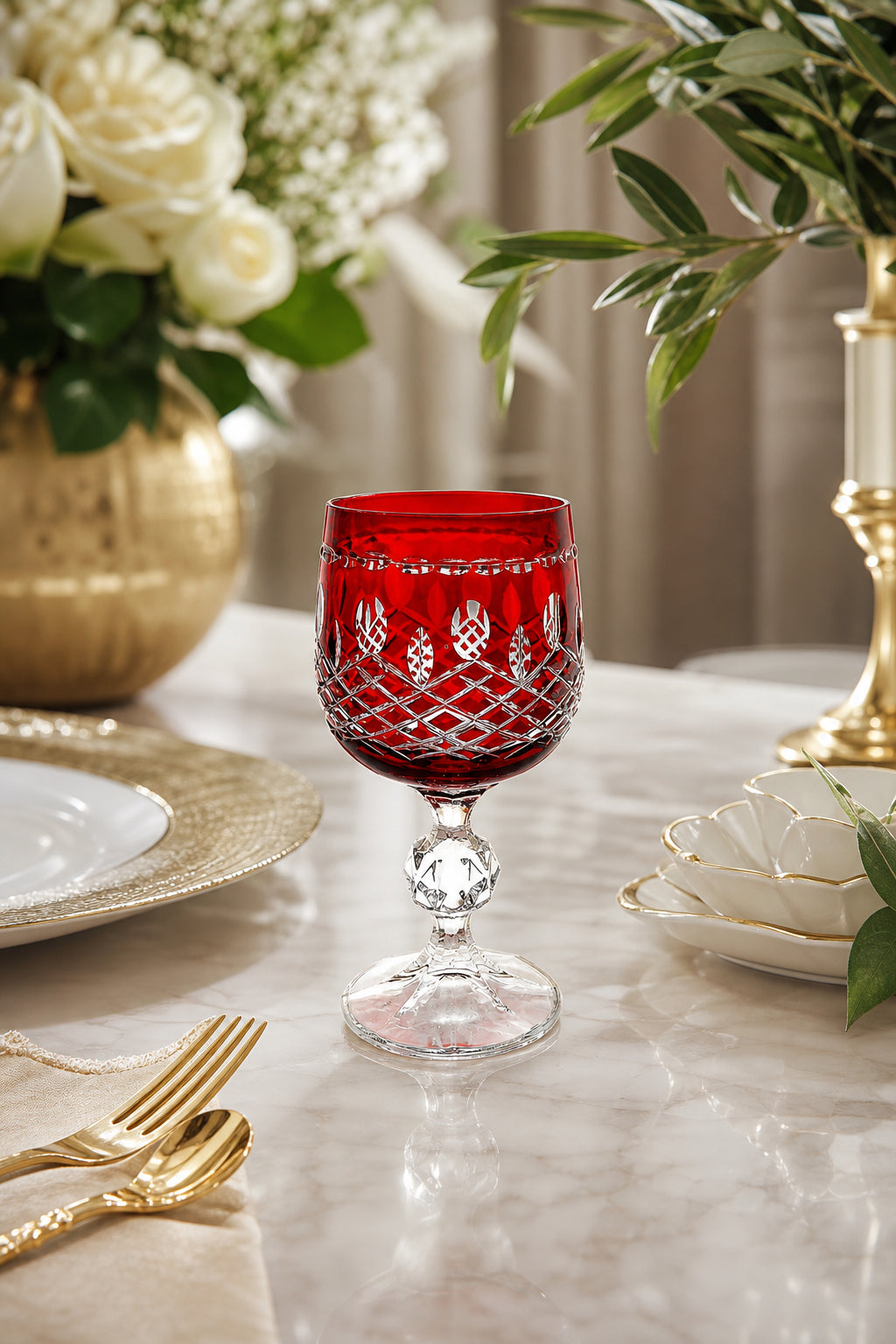 Bohemia Kristal Kahve Yanı Su Bardağı 150 cc - Royal Model, 1 Adet