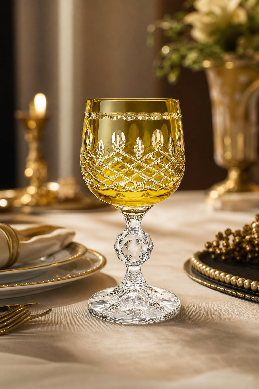 Bohemia Kristal Kahve Yanı Su Bardağı 150 cc - Royal Model, 1 Adet