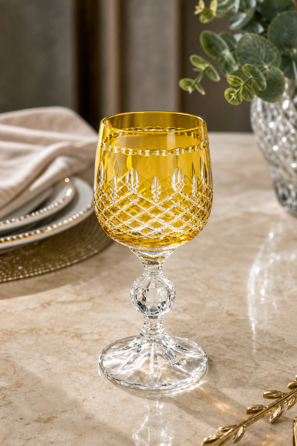 Bohemia Kristal Kahve Yanı Su Bardağı 150 cc - Royal Model, 1 Adet