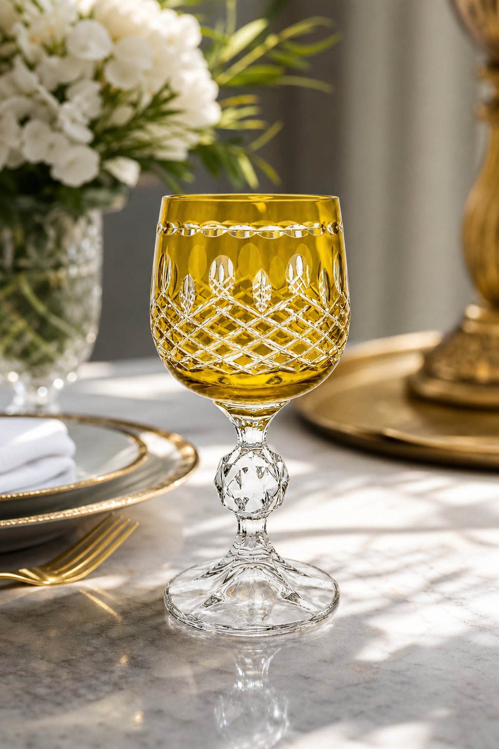 Bohemia Kristal Kahve Yanı Su Bardağı 150 cc - Royal Model, 1 Adet