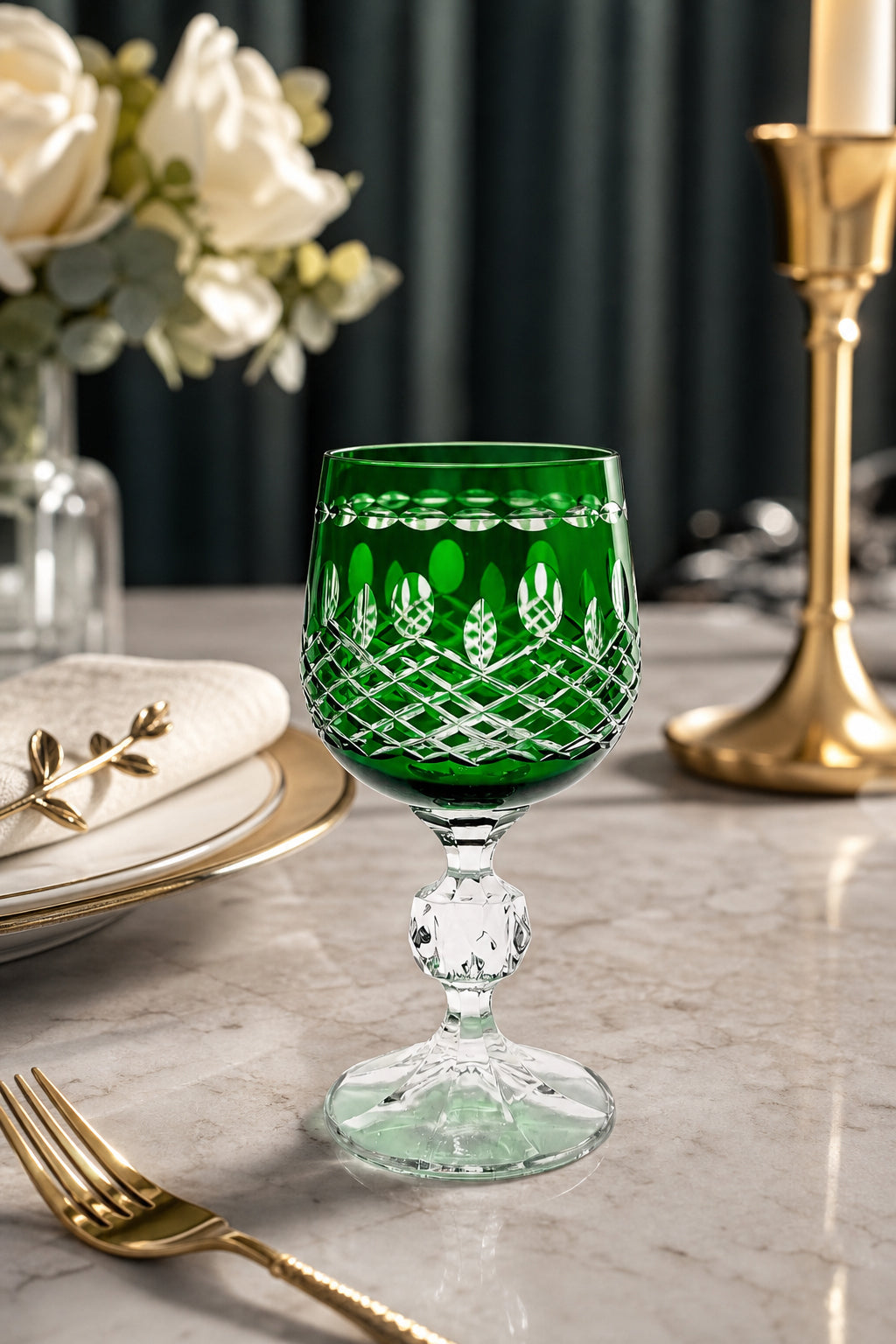 Bohemia Kristal Kahve Yanı Su Bardağı 150 cc - Royal Model, 1 Adet
