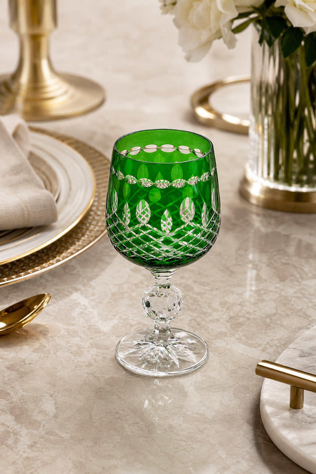 Bohemia Kristal Kahve Yanı Su Bardağı 150 cc - Royal Model, 1 Adet