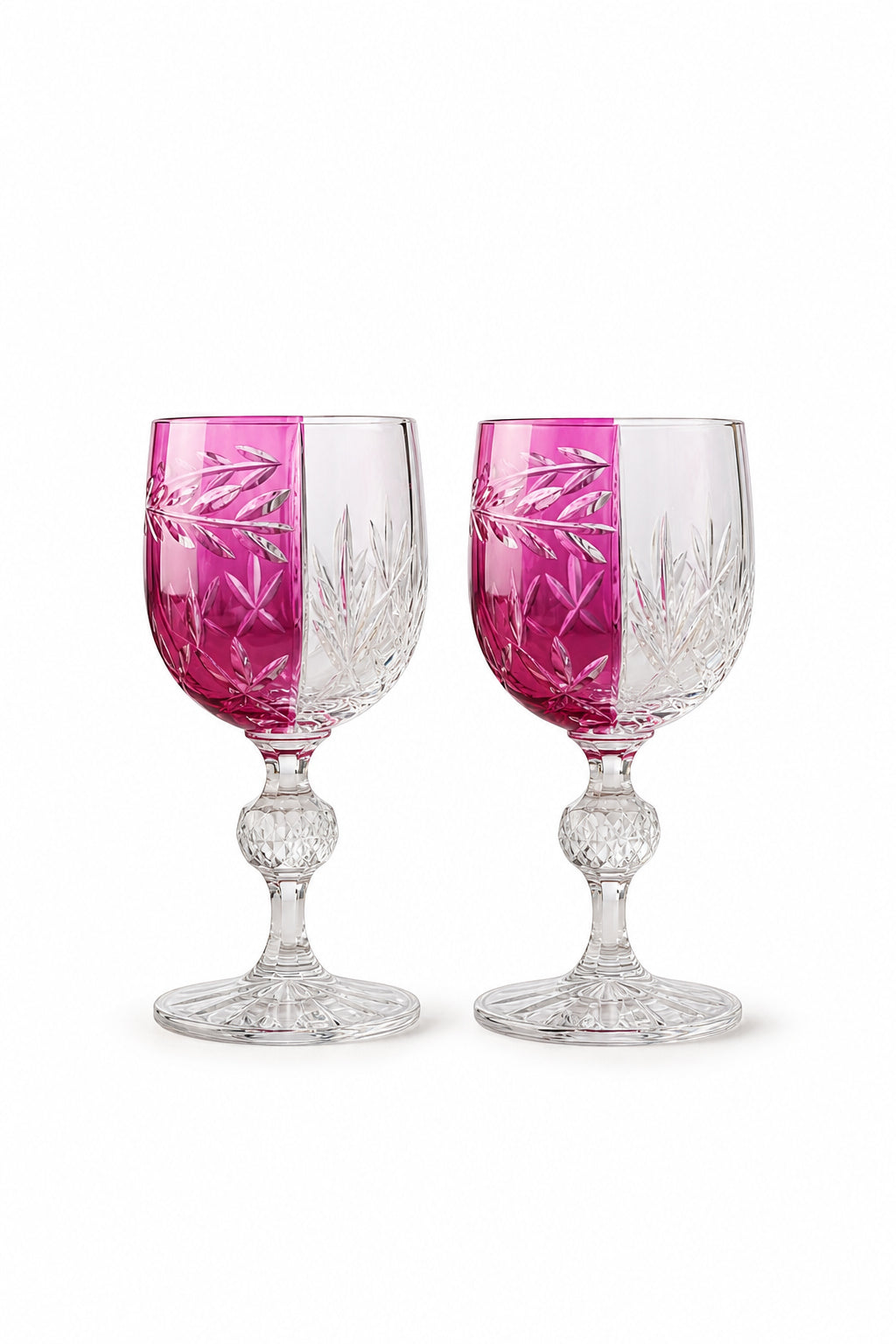 Bohemia Kristal Kadeh - Passion Model Çift Renk Kahve Yanı Bardağı, 2 Adet