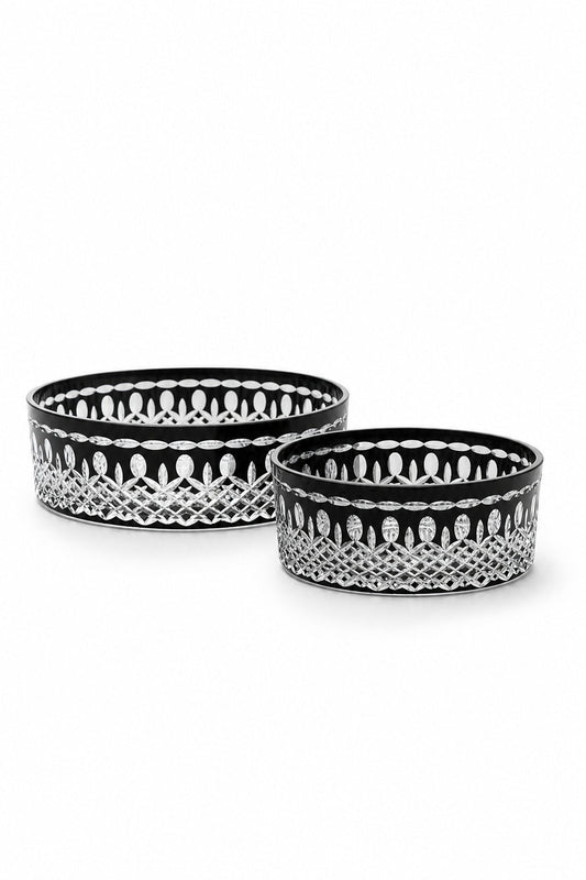 Kristal Meyvelik Seti 25-19 cm - City Model Sunumluk, 2 Adet