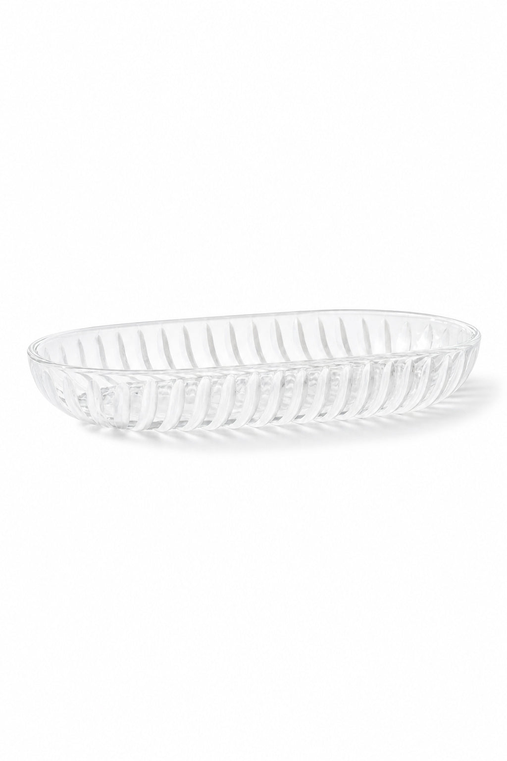 Kristal Kayık Sunumluk 40 cm - Lüks Dekoratif, 1 Adet