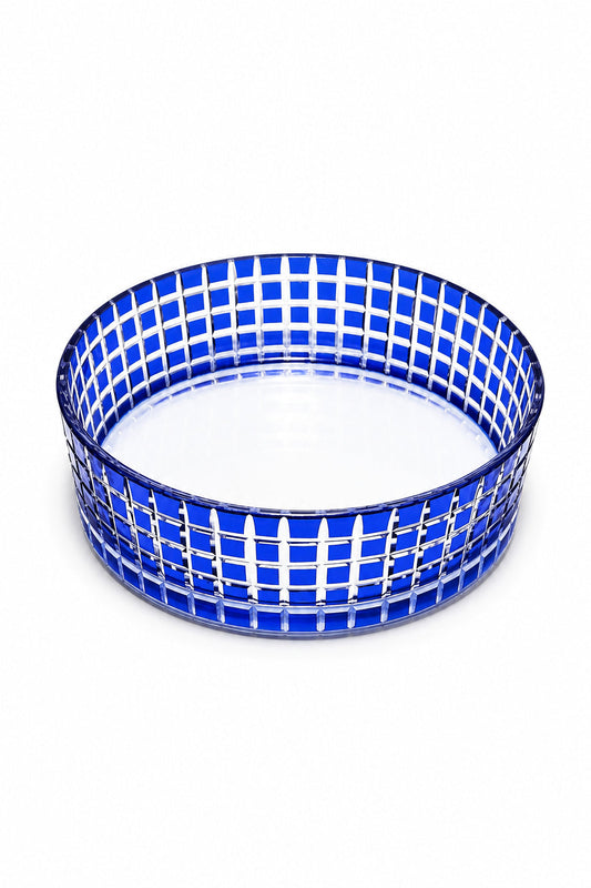 Kristal Meyvelik 25 cm - Aspendos Model Sunumluk Kase, 1 Adet