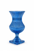 Saray Model Lüks Ayaklı Kristal Vazo 39x20 cm - Dekoratif Salon Vazosu, 1 Adet
