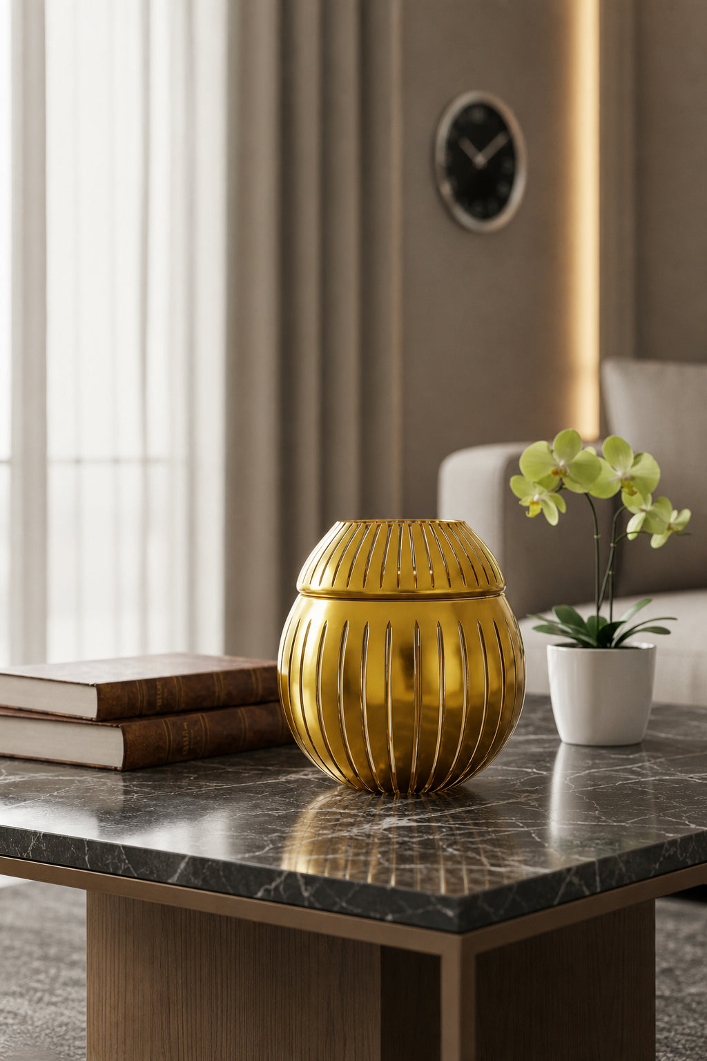 Kesme Kristal Kapaklı Peçetelik - Pearl Küre Desen Dekoratif Sunumluk, 1 Adet
