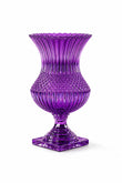 Saray Model Lüks Ayaklı Kristal Vazo 39x20 cm - Dekoratif Salon Vazosu, 1 Adet