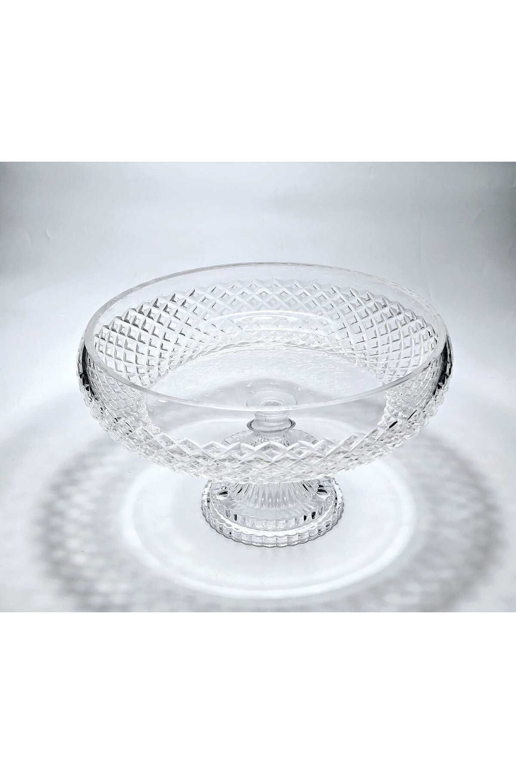 28CM Karizma Ayaklı Meyvelik Sunumluk Lüks Kesme Kristal