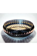 El Yapımı Titanyum Kaplama Bakır Renk Dekoratif Sunumluk Meyvelik Kase