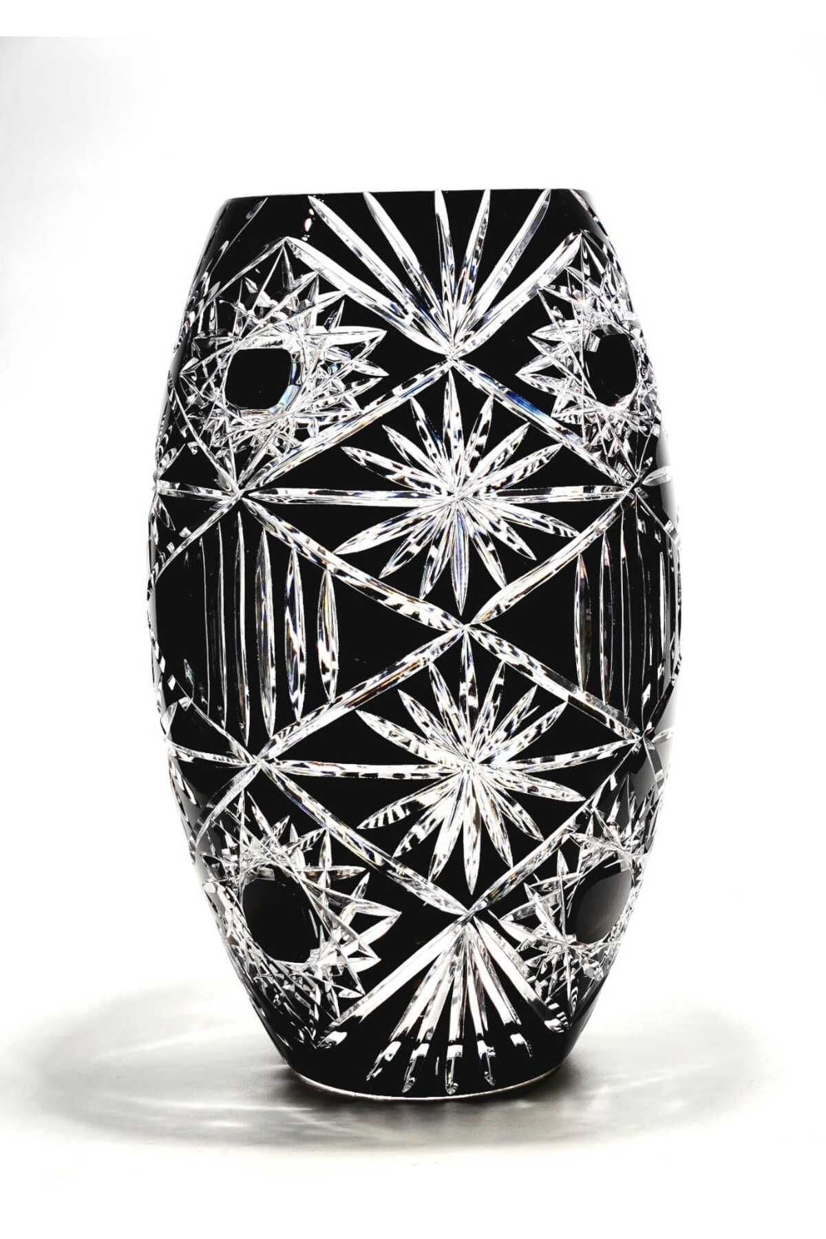 El Yapımı Kristal Avangart Vizyon 999 Lüks Dekoratif Vazo Ürün ikincil görseli