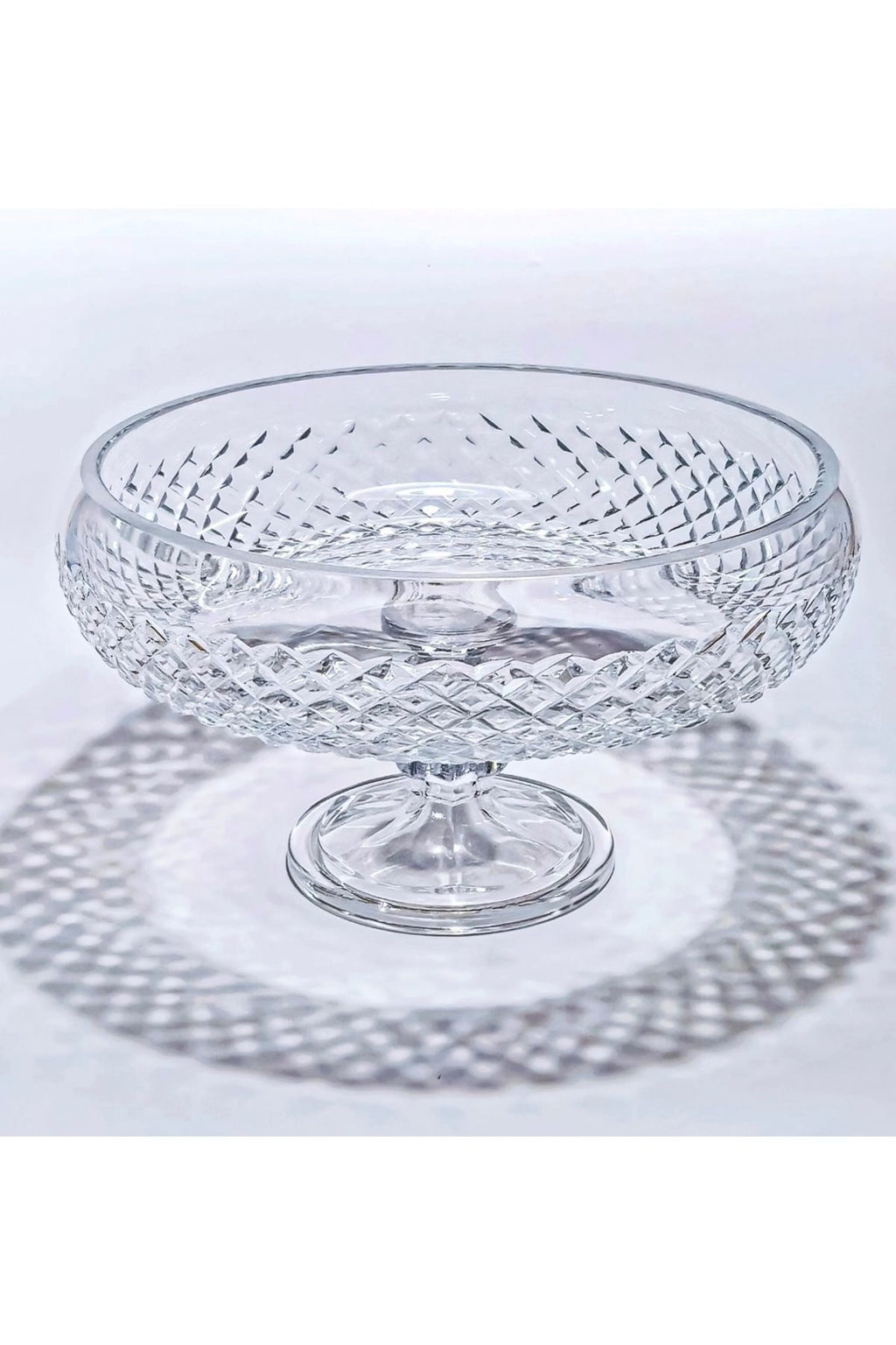 28CM Karizma Ayaklı Meyvelik Sunumluk Lüks Kesme Kristal