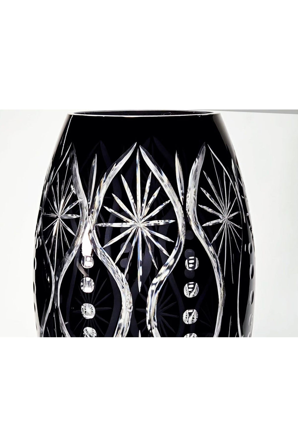 El İşçiliği Özel Tasarım Kesme Kristal Afrodit Desen Vazo