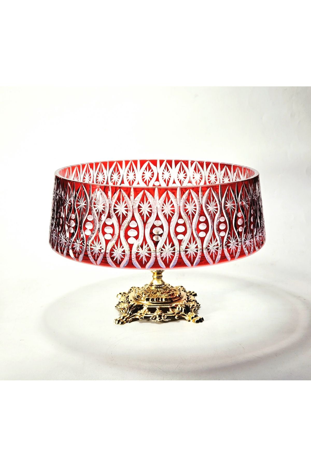 Kesme kristal Simay Desen El İşliği Sunumluk Ayaklı Ürün ikincil görseli