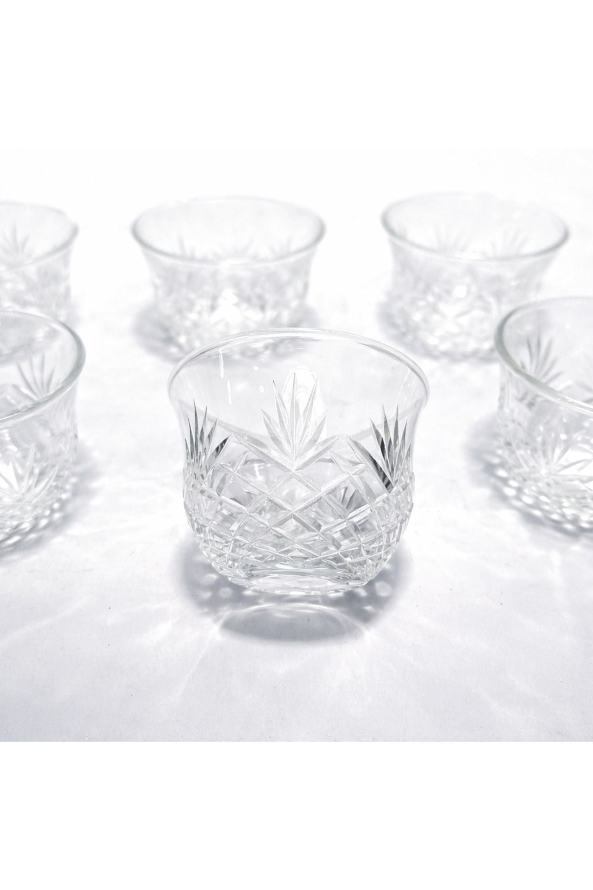 El Yapımı Kesme Kristal Püskül Desen Lokumluk Mıra Zemzemlik