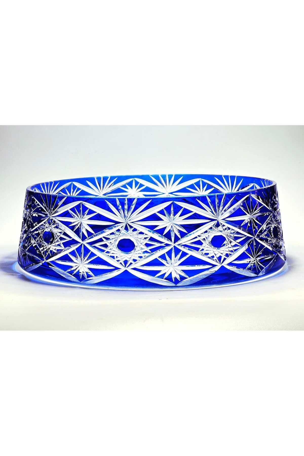 El Yapımı Kristal Avangart Vizyon Merkür Dekoratif Sunumluk Kase Ürün ikincil görseli