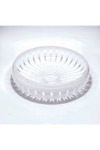 El YapımıKesme Kristal Vertical Desen 28 Cm Dekoratif Sunumluk Sofra Sunum Kasesi