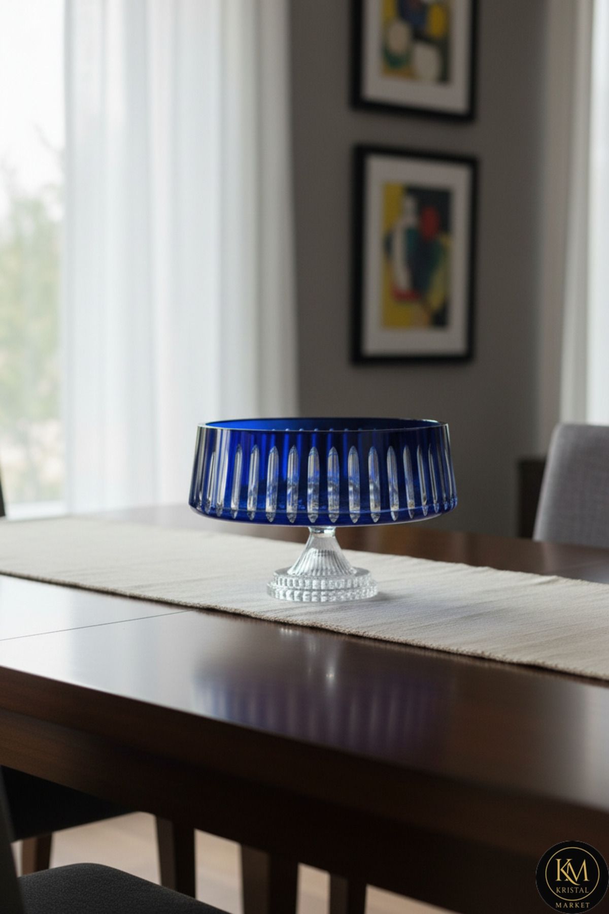 KESME KRİSTAL MERKÜR VERTİKAL KASE Ürün ana görseli