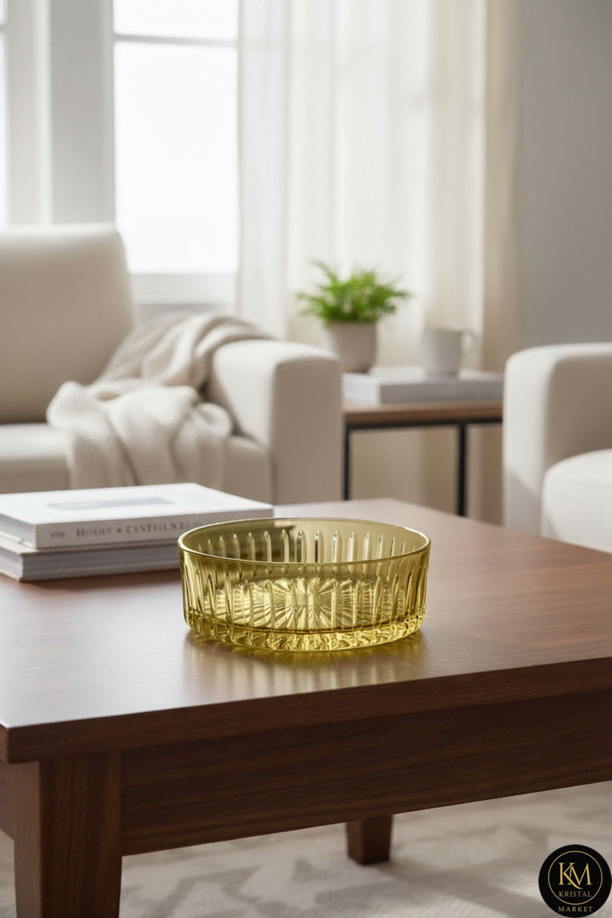 KRİSTAL KESME DEKOR SOFRA KASESİ MEYVELİK 25CM Ürün ana görseli