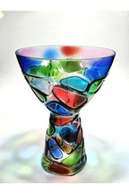 KRİSTAL EL İŞLİĞİ RENKLİ VAZO