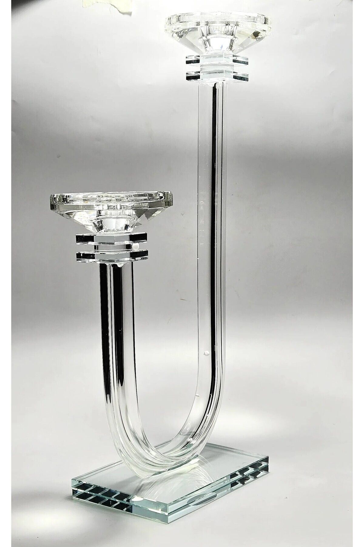 El Yapımı Kristal Dekoratif Lüks Mumluk Şamdan