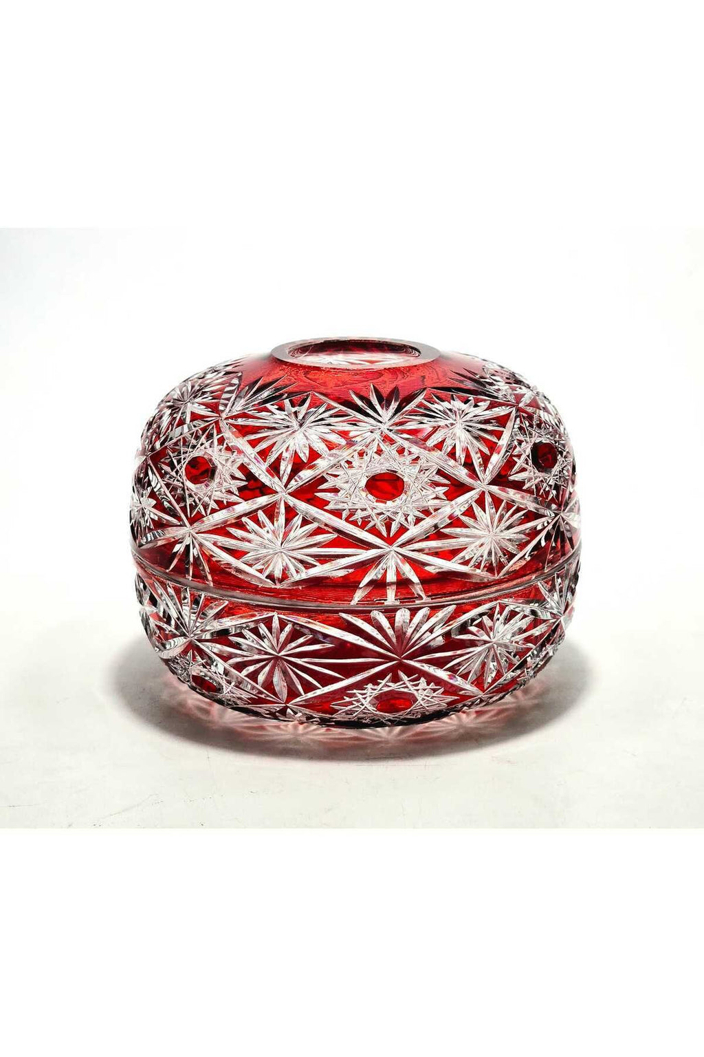 El Yapımı Kristal Avangart Vizyon Desenli Dekoratif Sunumluk Kapaklı Peçetelik Mumluk